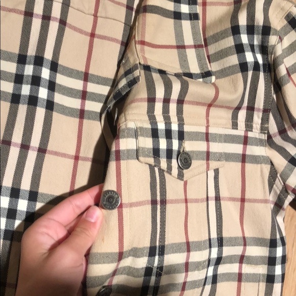 rare vintage Burberry jean jacket - Picture 4 of 4